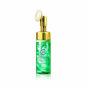 Green and Gold Facial Cleanser with Brush